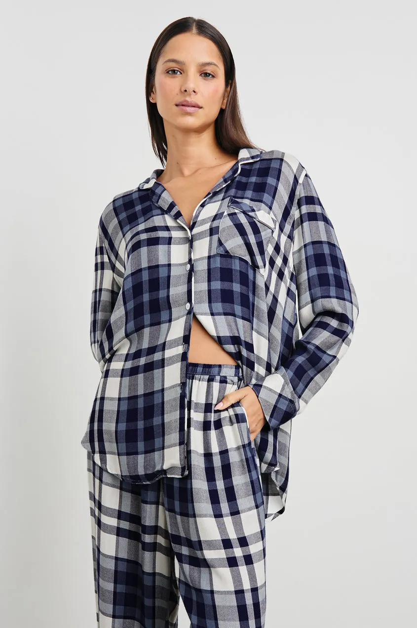 Rails - Luna Pajama Set - Lake Blue Cloud