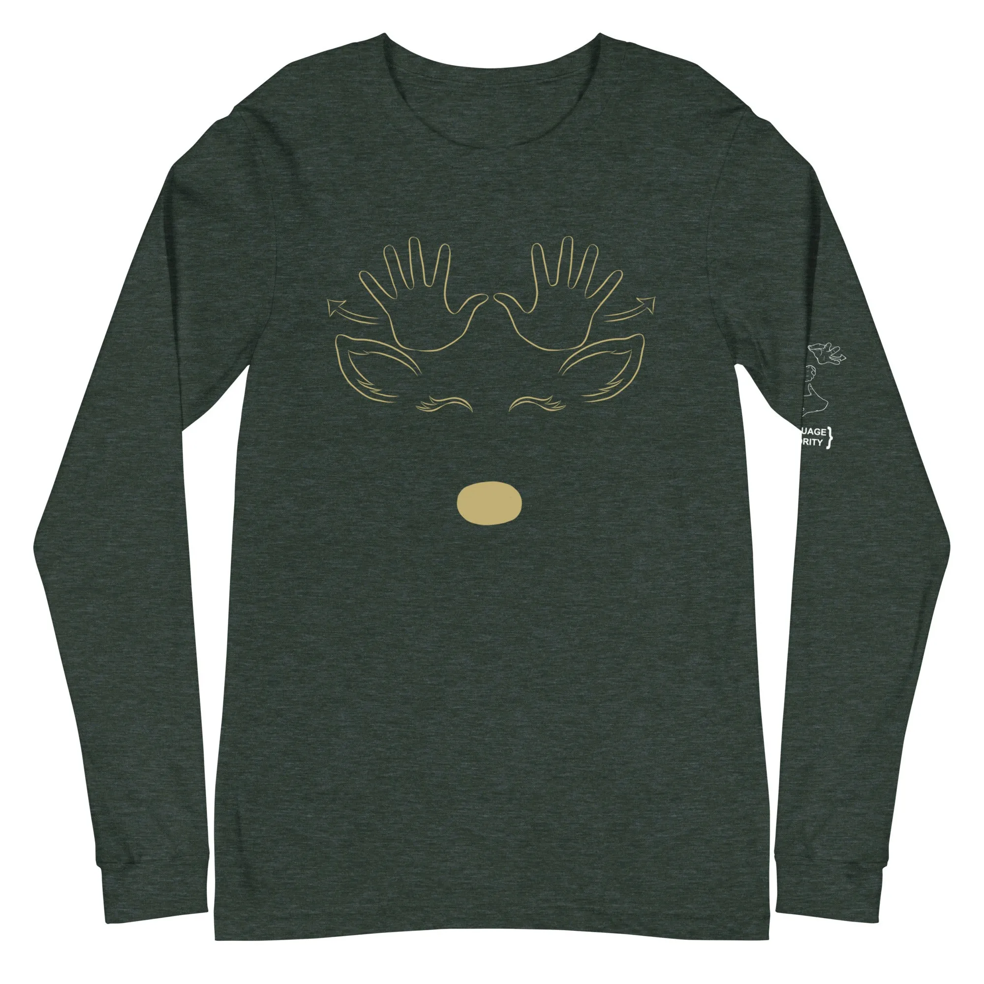 REINDEER (ASL) Long Sleeve Tee