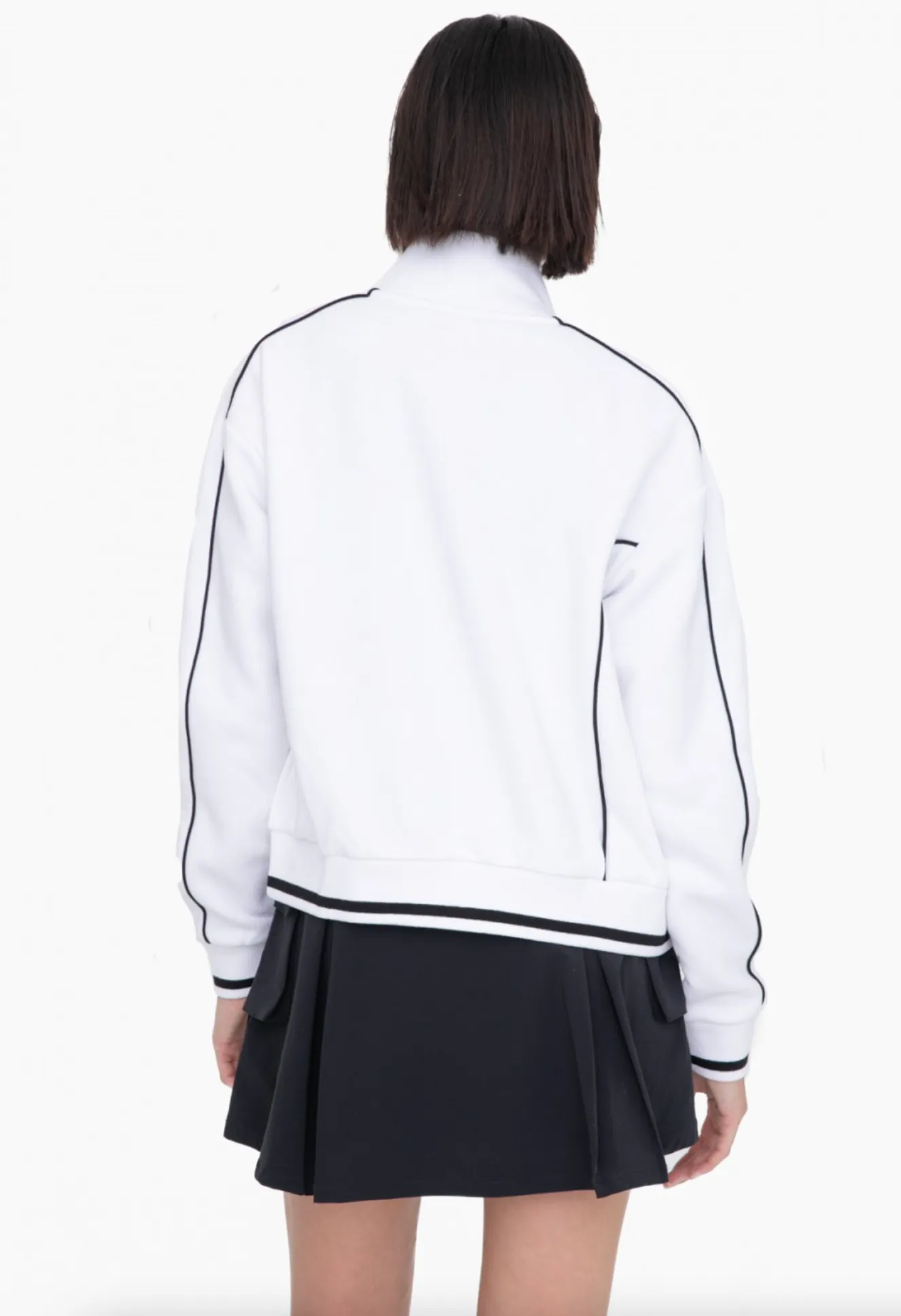 Retro Stripe Fleece Lined Jacket | Mono B