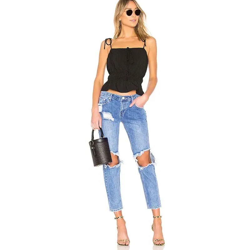 Ripped Boyfriend Jeans