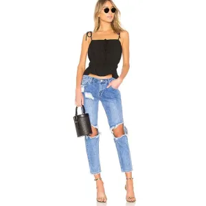 Ripped Boyfriend Jeans