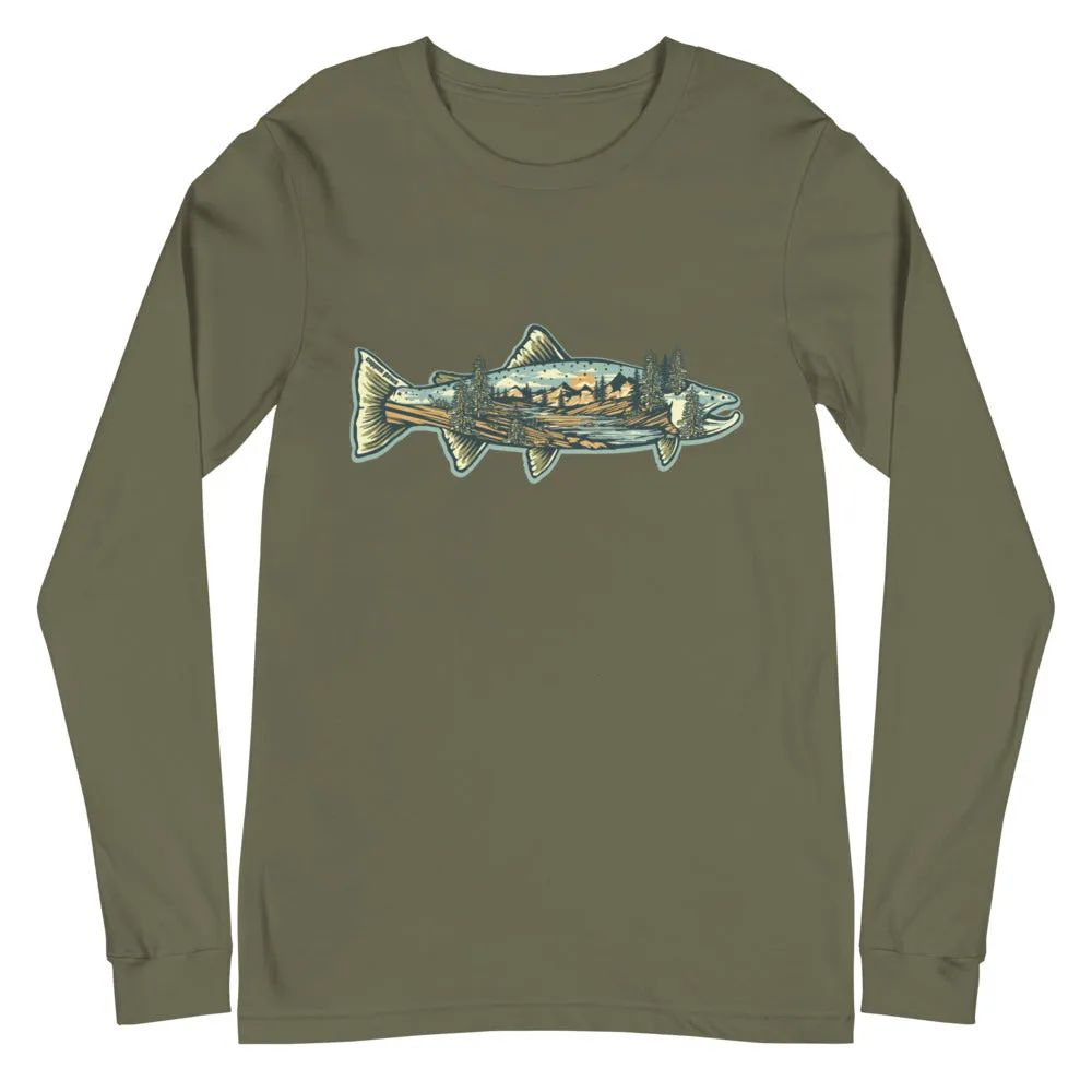 River Trout Long Sleeve Shirt