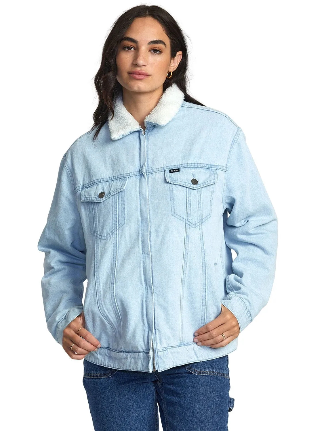 RVCA Ladies Bonfire Denim Jacket