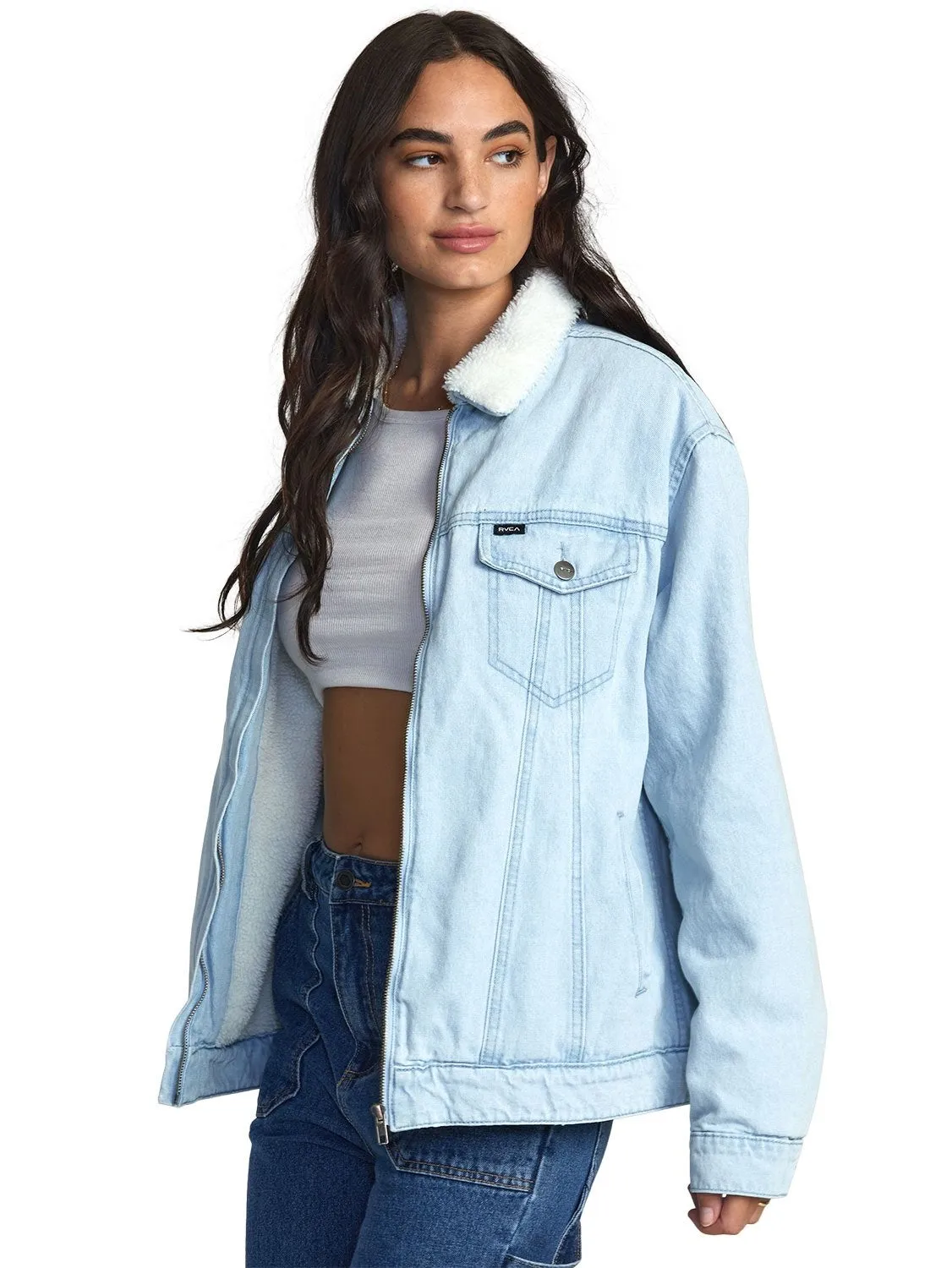 RVCA Ladies Bonfire Denim Jacket