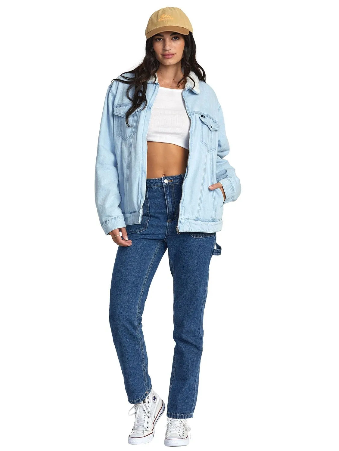 RVCA Ladies Bonfire Denim Jacket