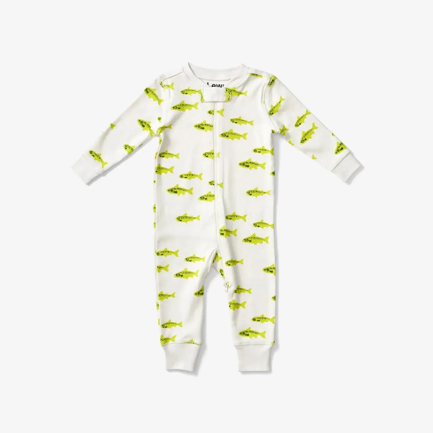 Salmon Zip Sleeper || Chartreuse