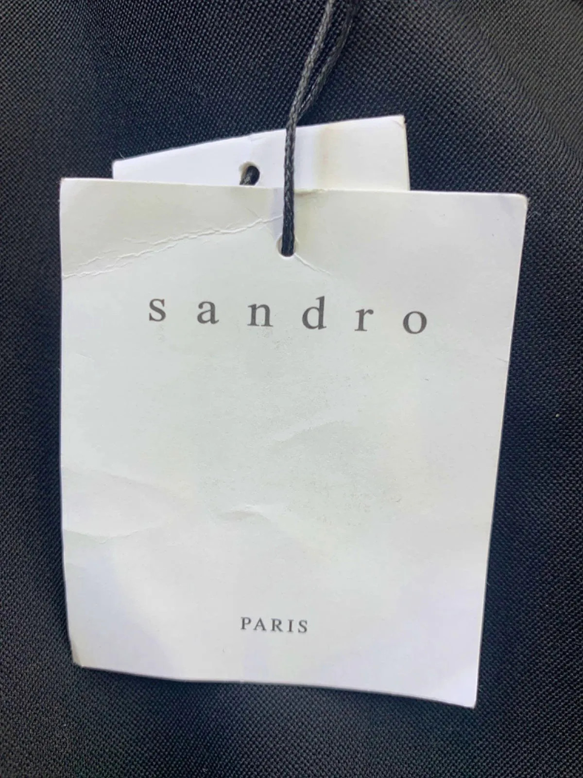 Sandro Paris Black Trousers UK 14