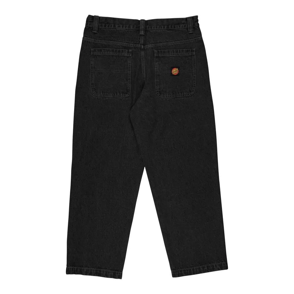 Santa Cruz Pant Classic Label Jean - Black