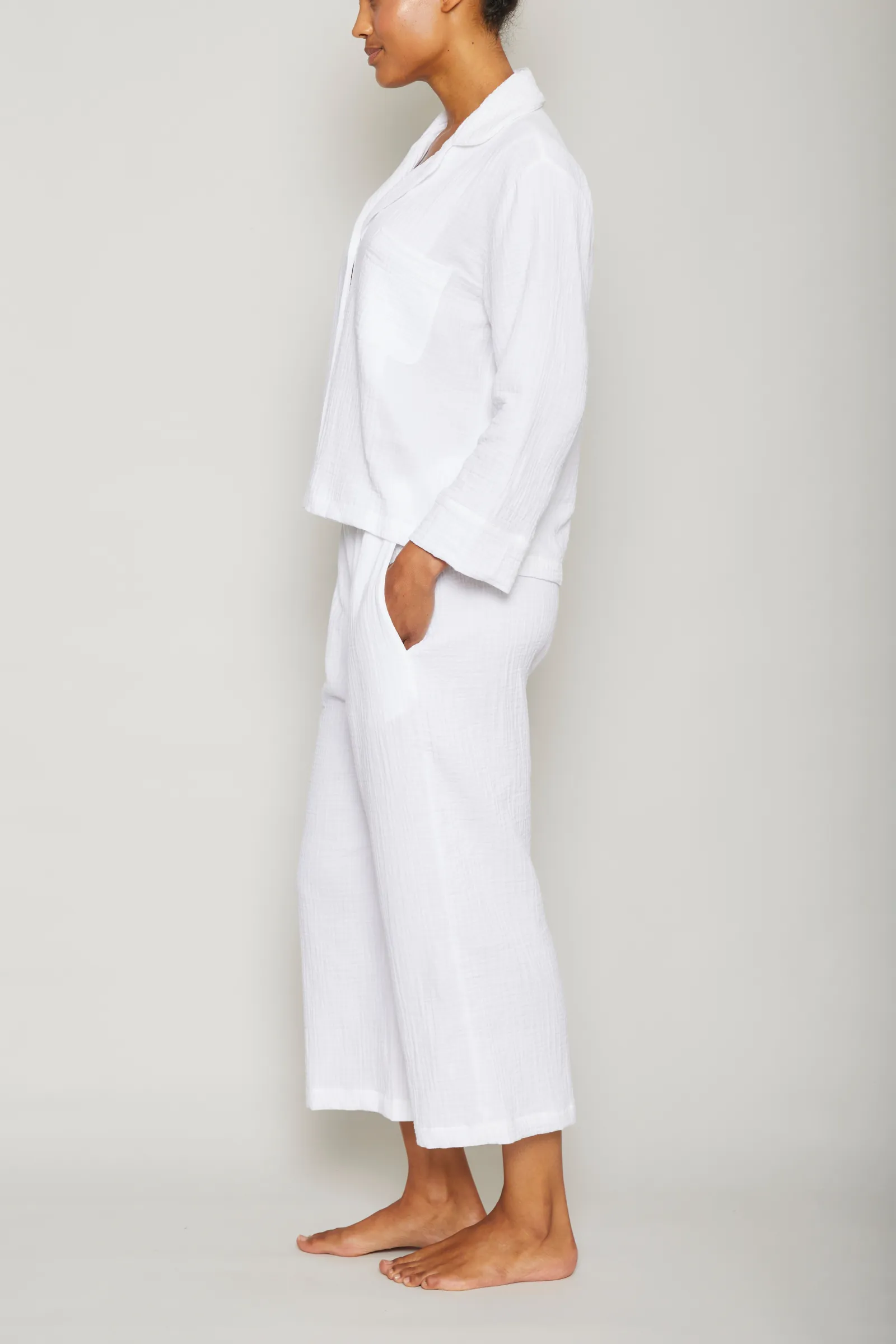 Sato Angel Pajama Set - White