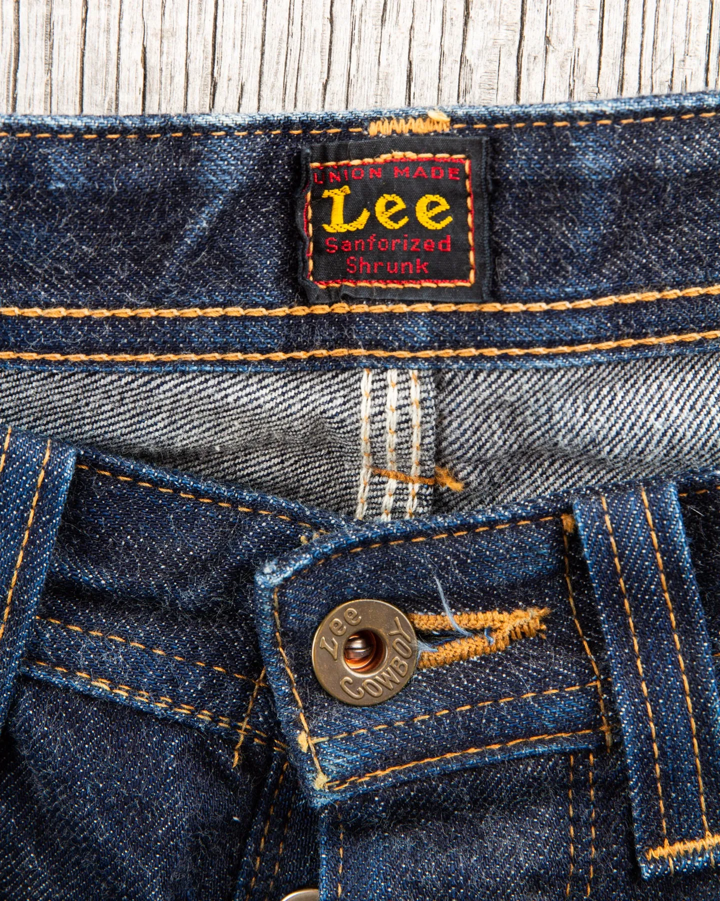 Second Hand Lee Archives 1936 Hair on Hide Jeans W32 / L 33
