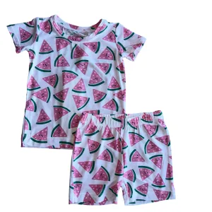 Short Loungewear Set | Watermelon Hearts