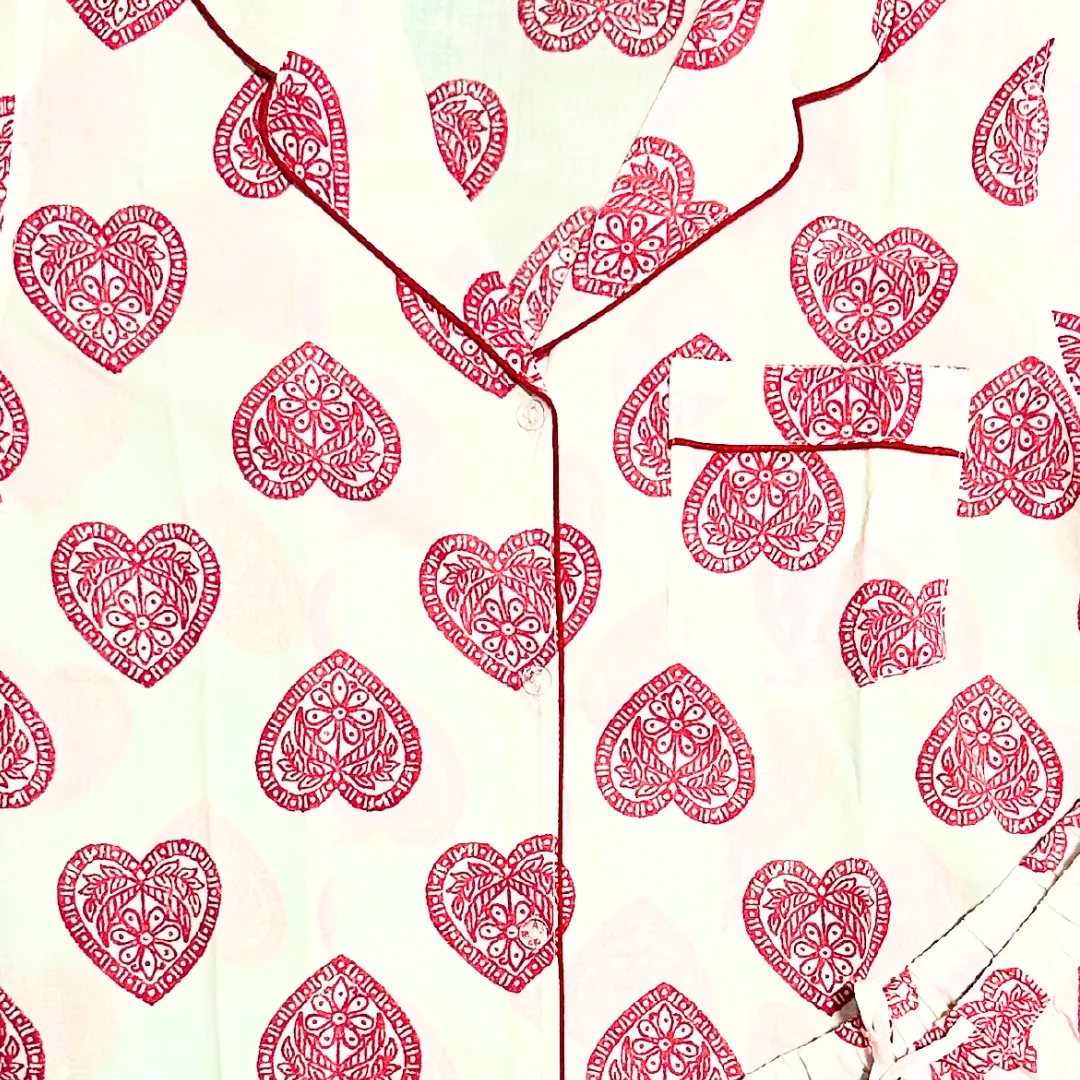 Shorts Pajama Sets - All You Need Is Love