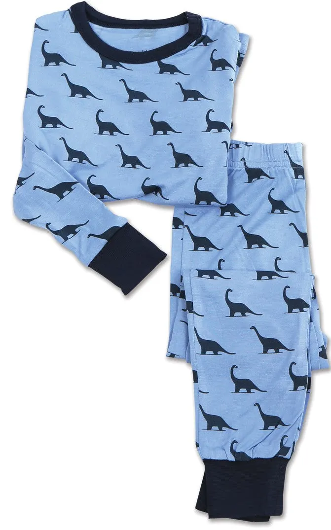 Silkberry Baby Bamboo Dino Printed Pajama Set