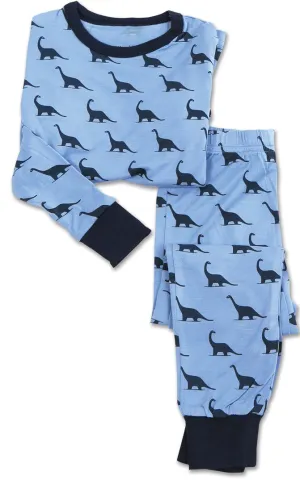 Silkberry Baby Bamboo Dino Printed Pajama Set