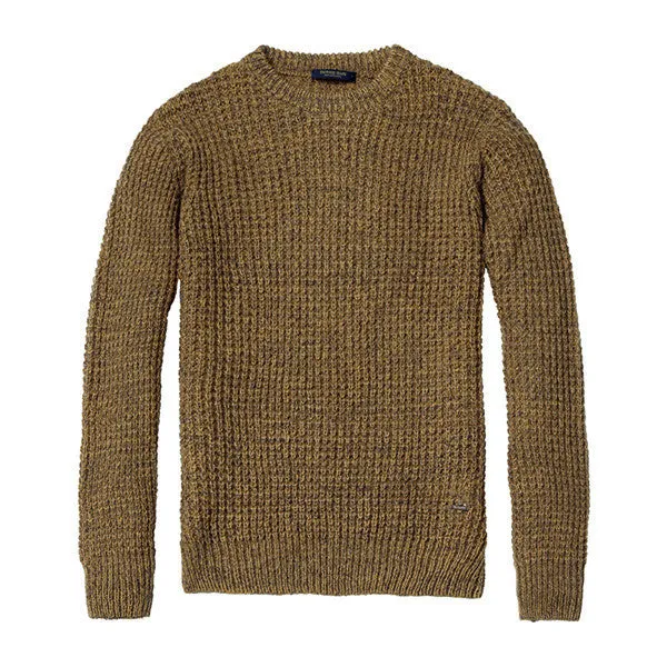 Simwood Brand Men Wool Sweater Autumn Winter O-neck Thick Kintwear Pullover Christmas Mens Sweaters High Quality MY396