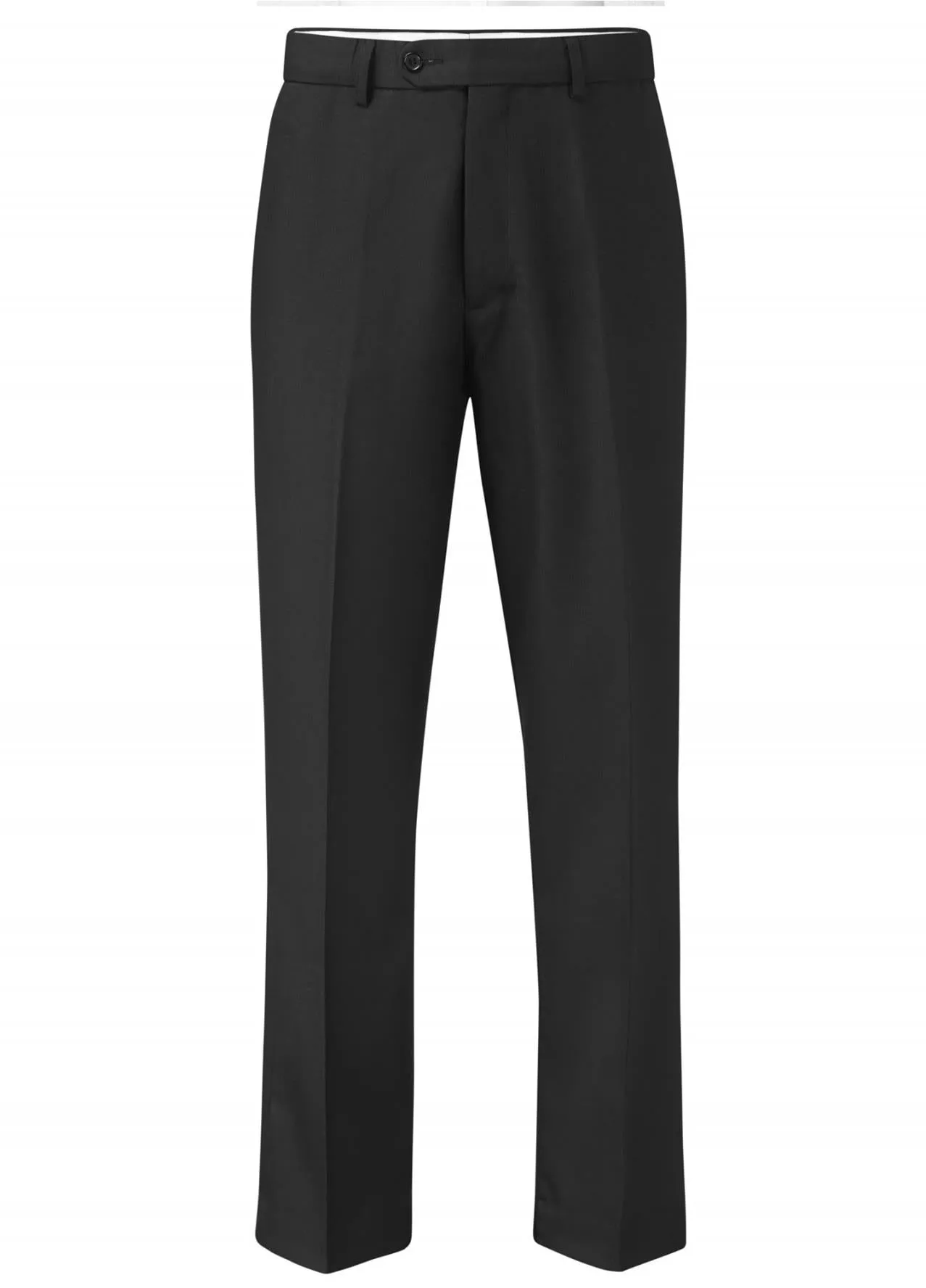 SKOPES Mens Extra Tall Wool Blend Formal Trousers in Black (Wexford)