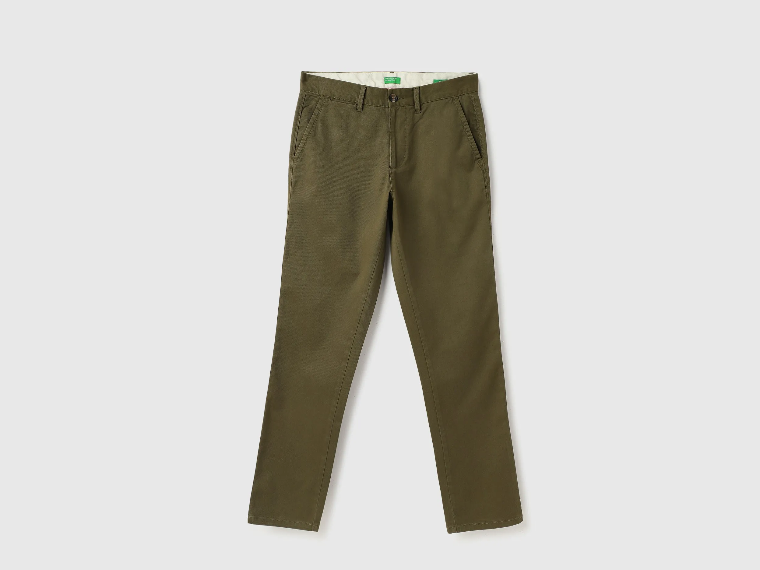 Solid Slim Fit Trousers