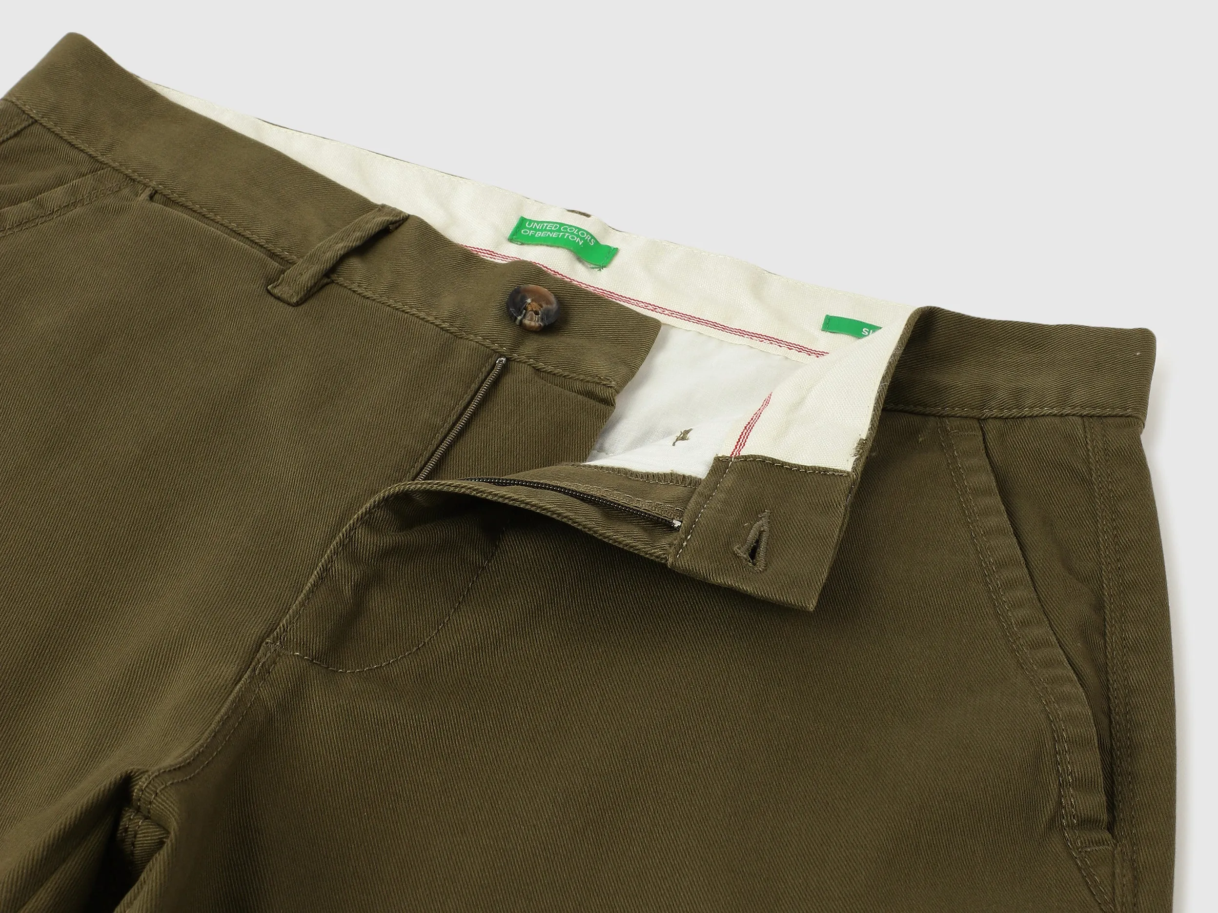 Solid Slim Fit Trousers