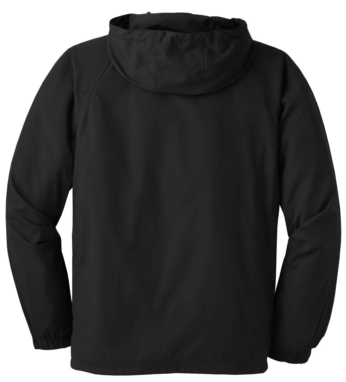 Sport-Tek Hooded Raglan Jacket. JST73 Black