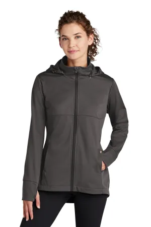 Sport-Tek Women's Hooded Soft Shell Jacket LST980 Graphite