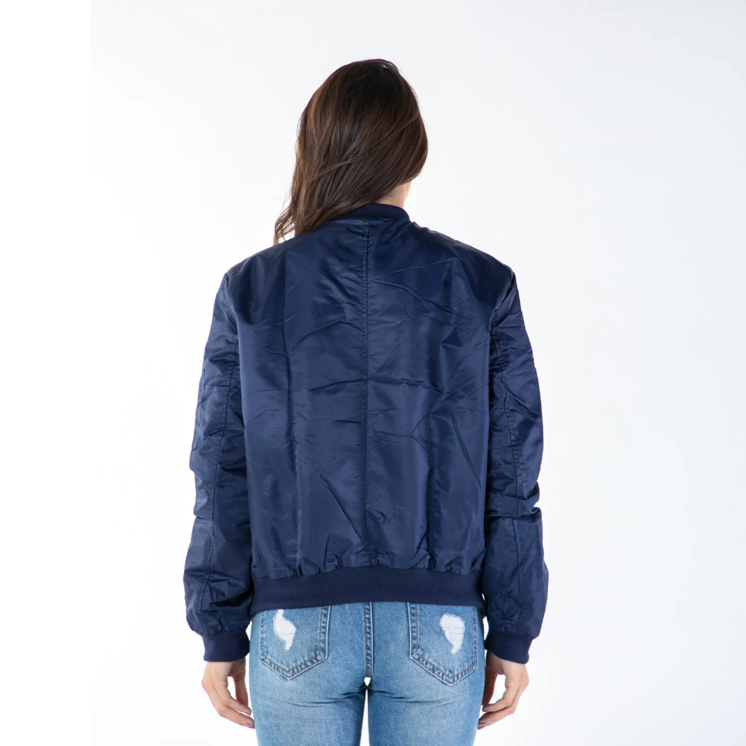Stand Collar Thickening Bomber Jacket Women's Jacket