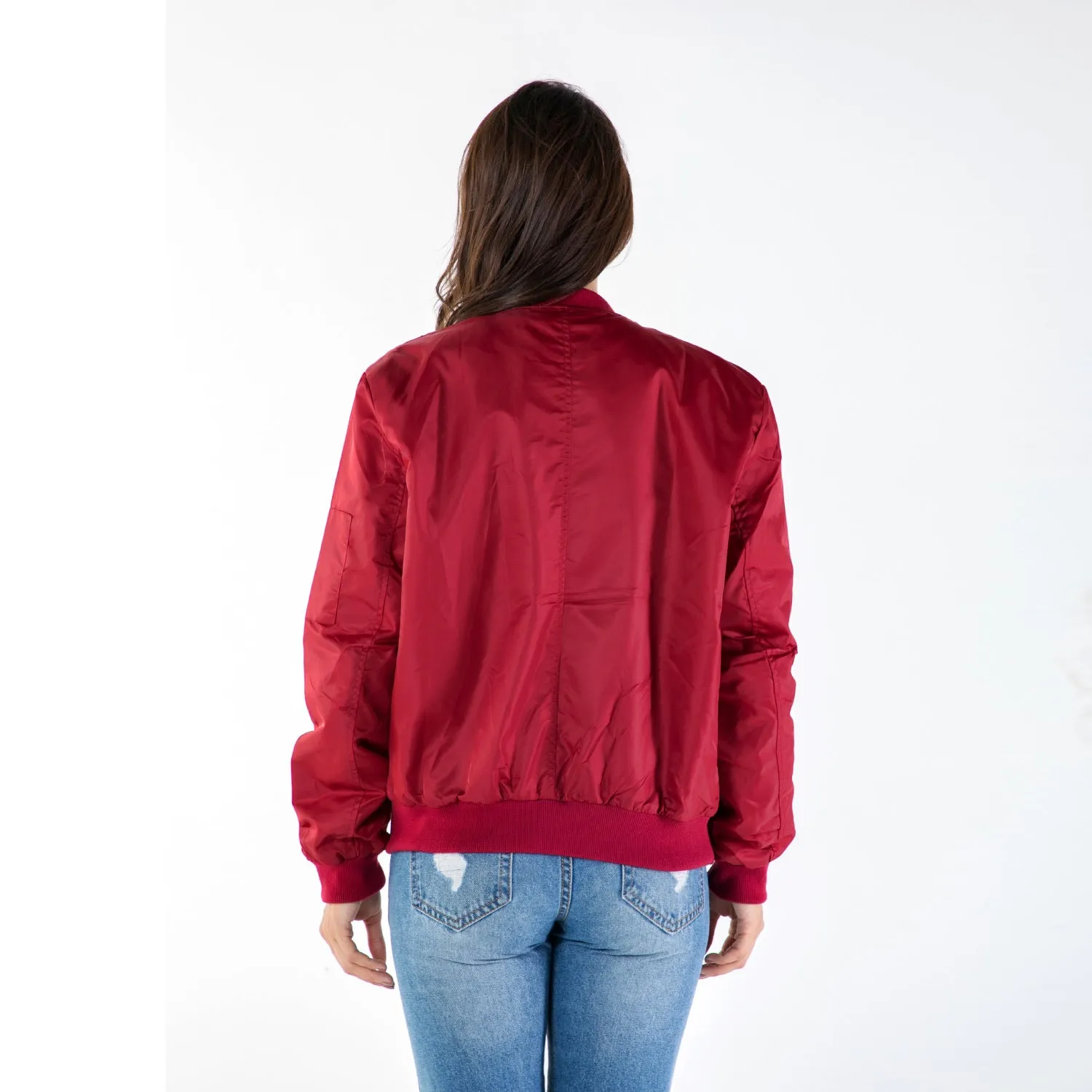 Stand Collar Thickening Bomber Jacket Women's Jacket