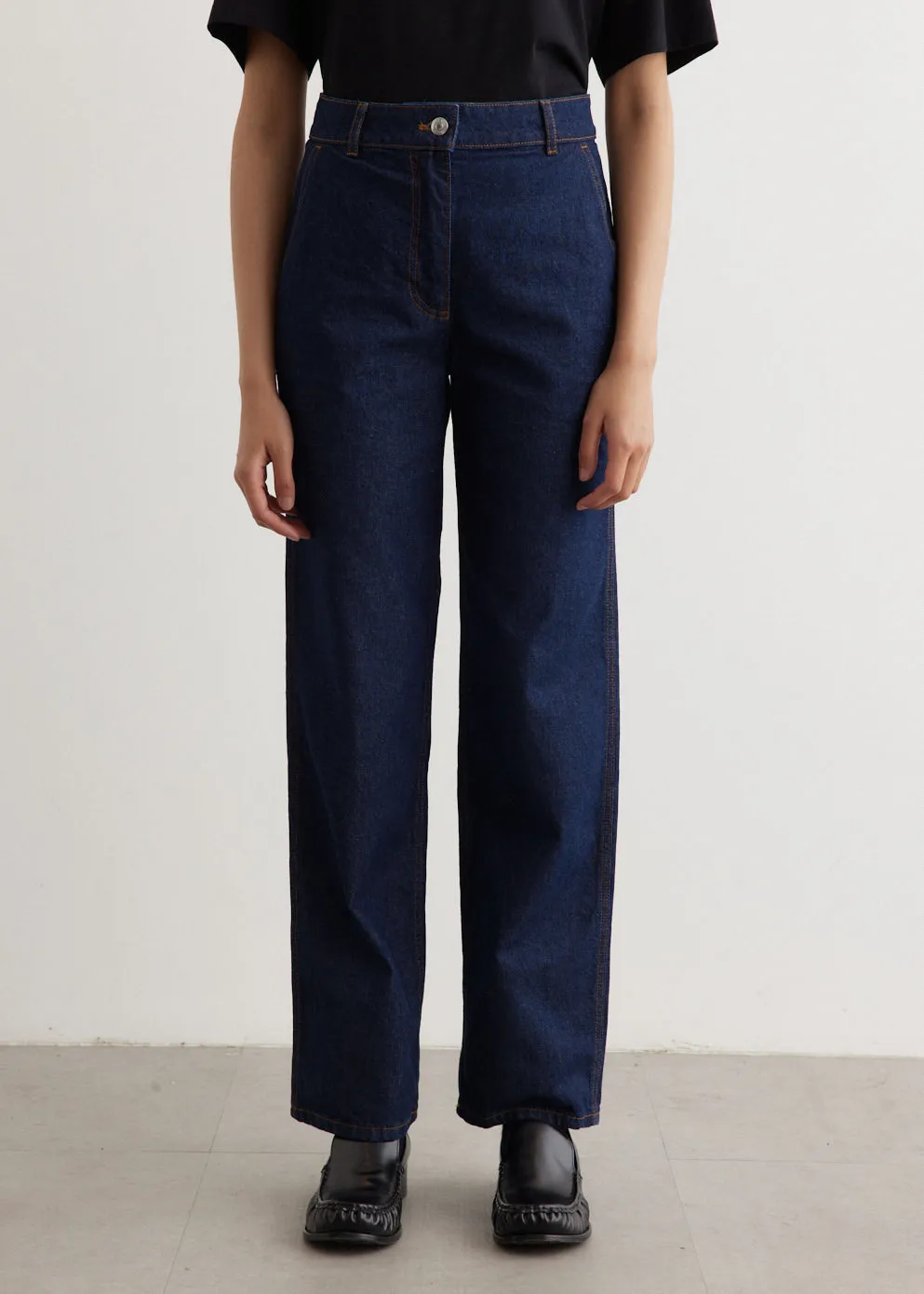 Straight Denim Jeans