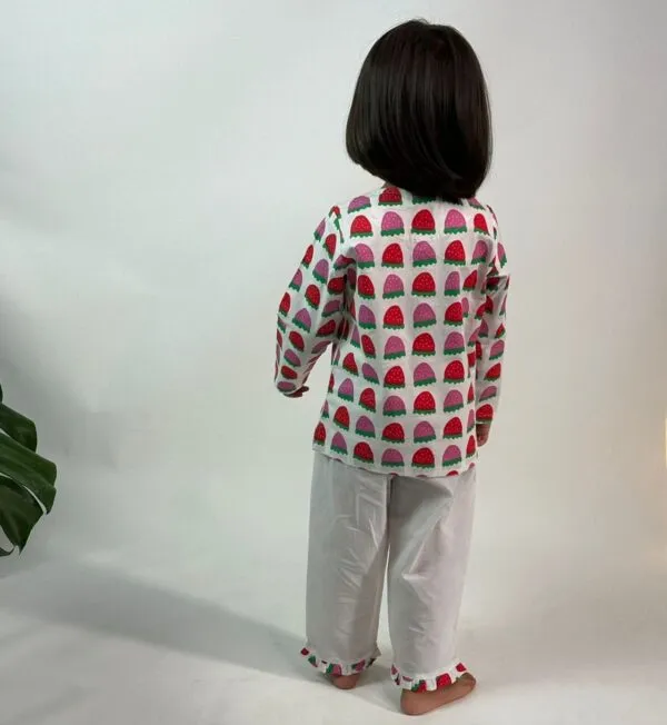 Strawberry Printed Night Dress