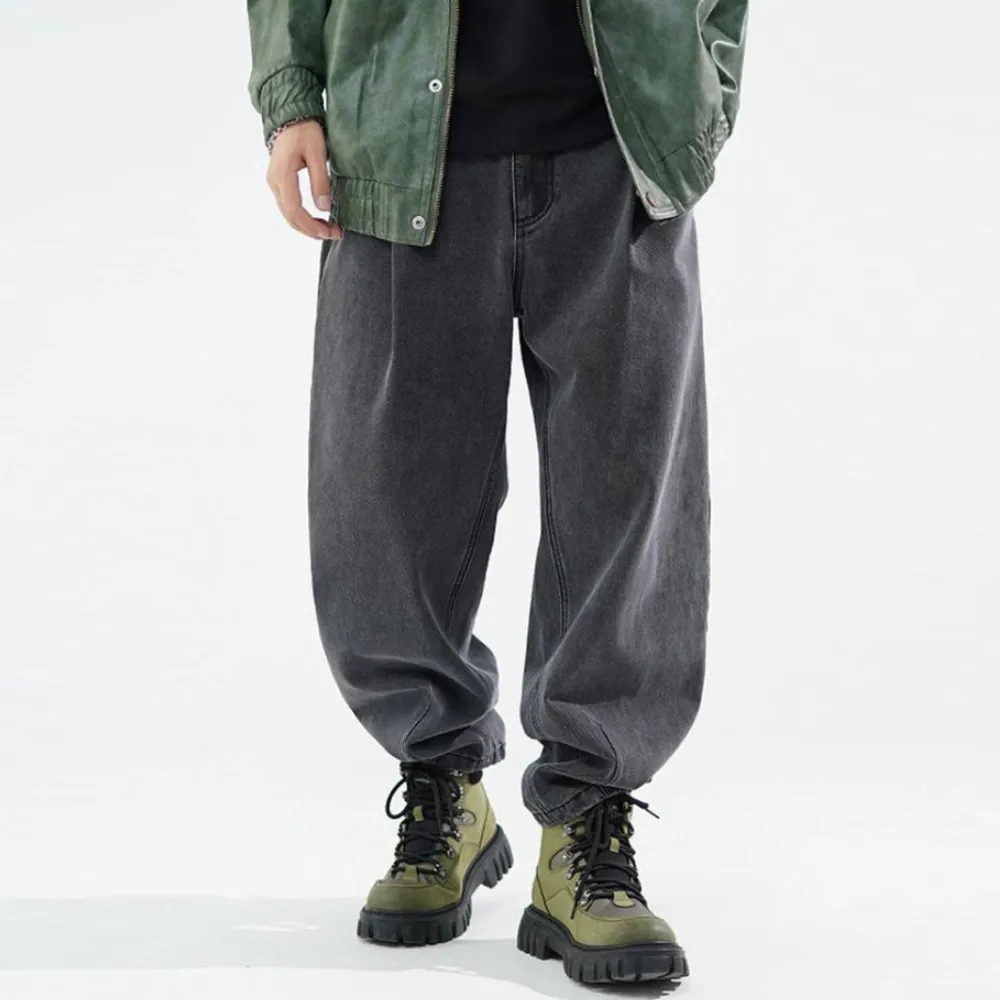 Street Old School Loose Rendy Versatile Harem Jeans