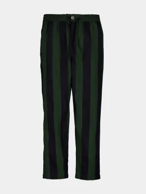 Striped Cotton Trousers