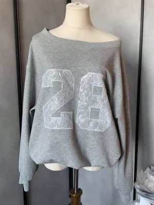 Sudadera minimalista de manga larga para mujeres en