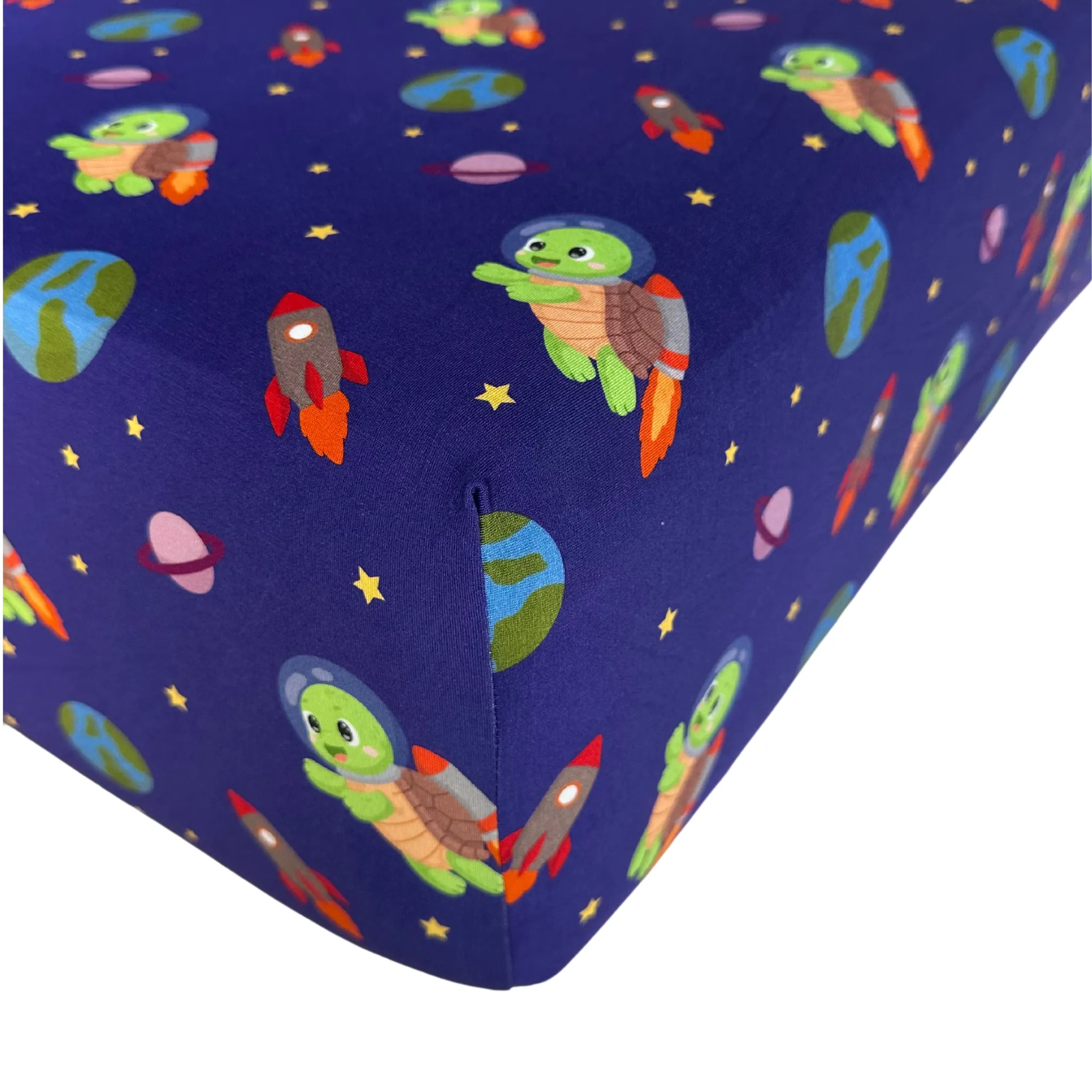 Taylor's Cosmic Print- ZzZ Fitted Crib Sheet