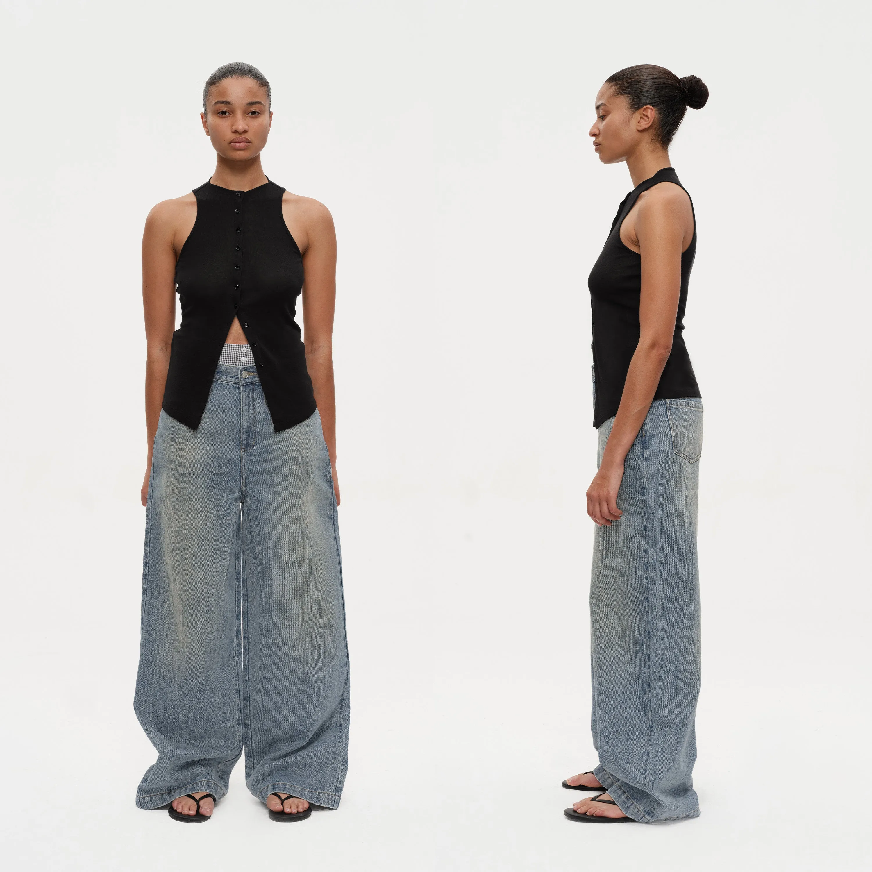 The Distressed Loose-fit Jeans