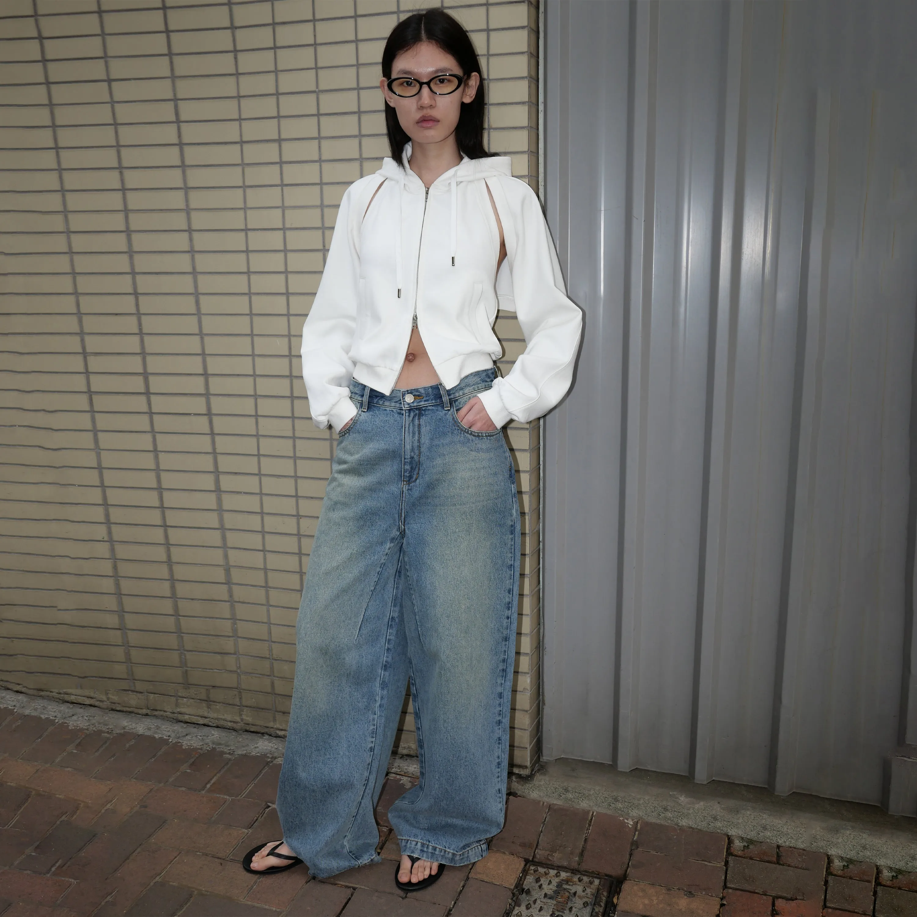 The Distressed Loose-fit Jeans
