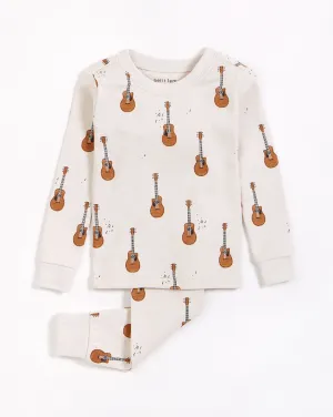 The Guitars Pajama Top & Bottom Set - KIDS