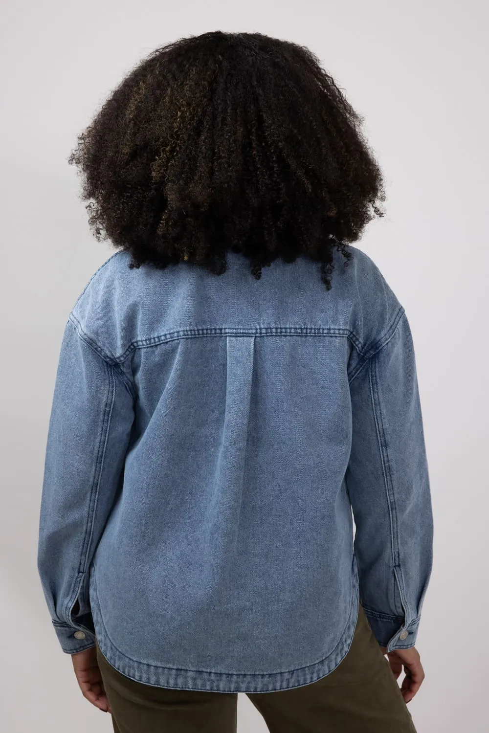 Thread & Supply Dakota Jacket for Women in Medium Denim | J3329DNTS-BOBBIEWASH
