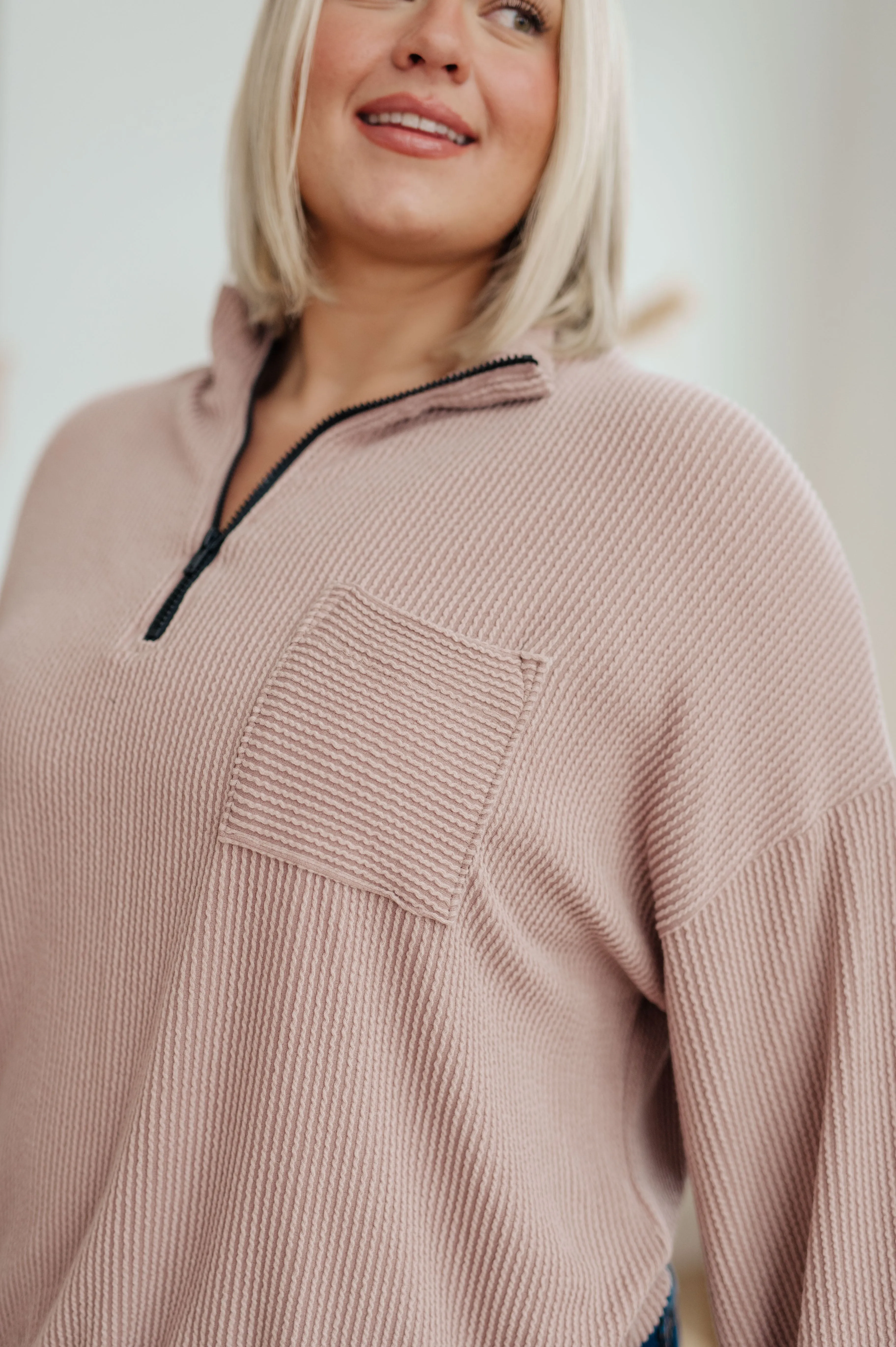 Up for Discussion Half-Zip Pullover