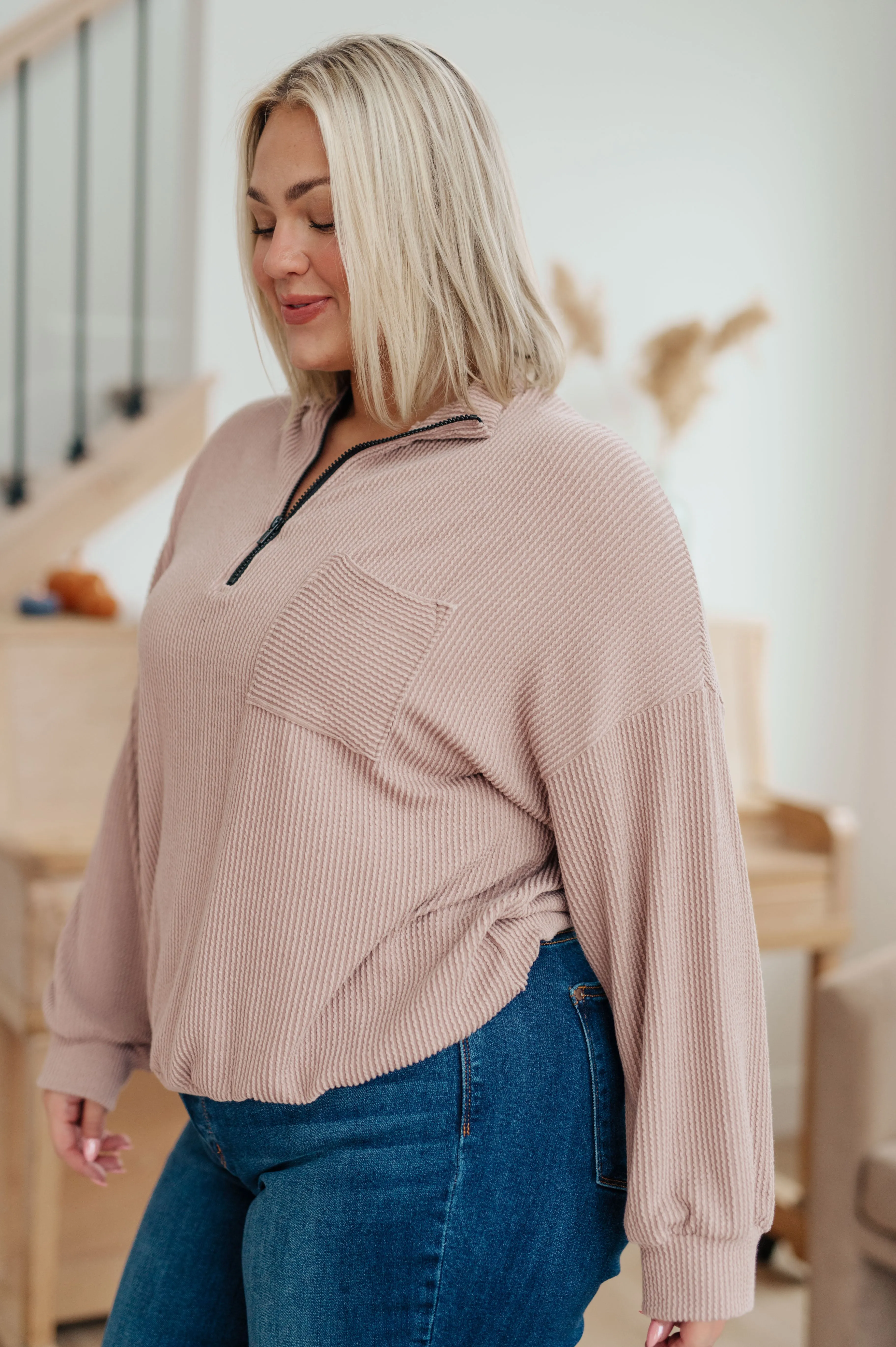 Up for Discussion Half-Zip Pullover