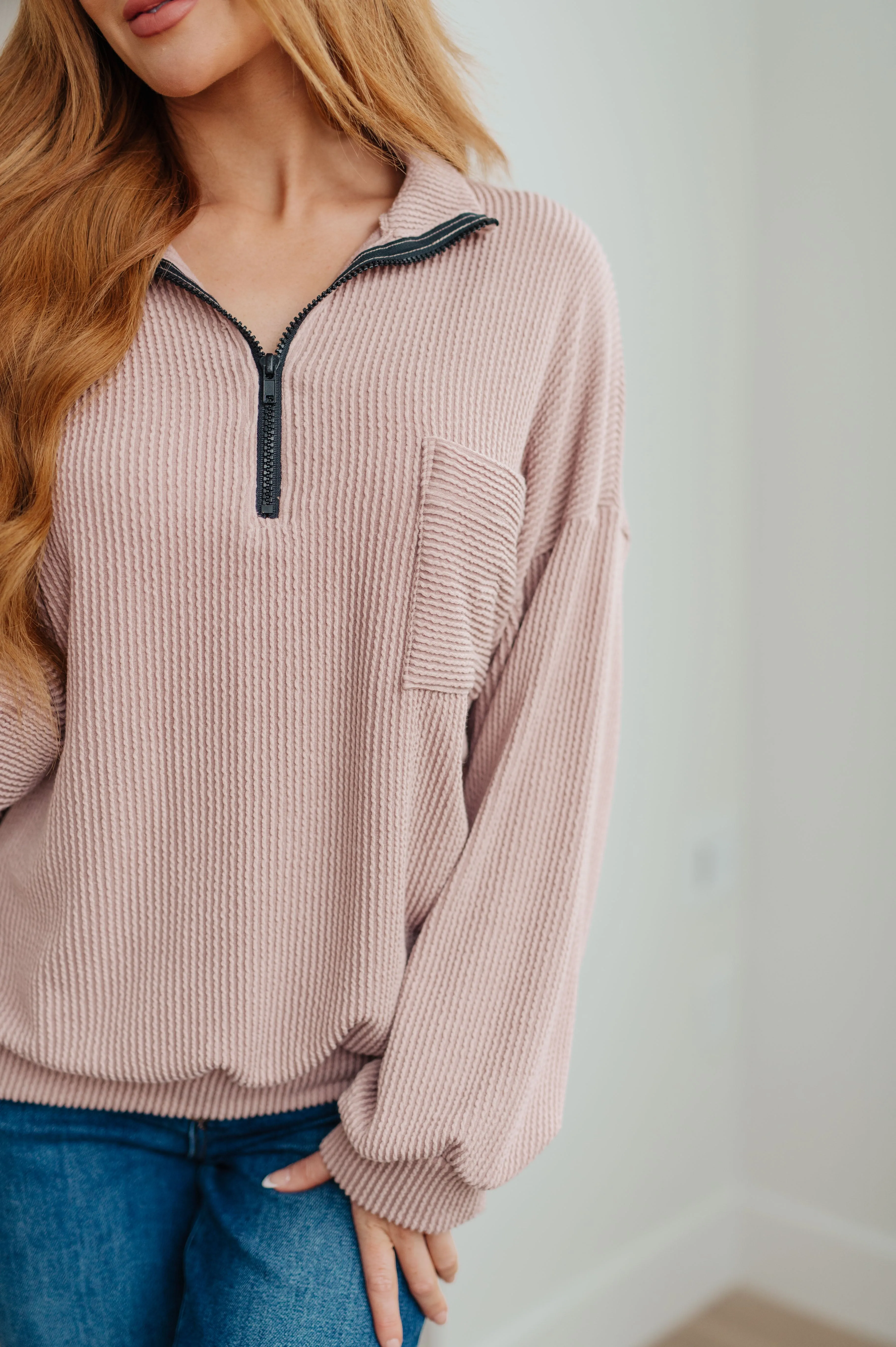 Up for Discussion Half-Zip Pullover