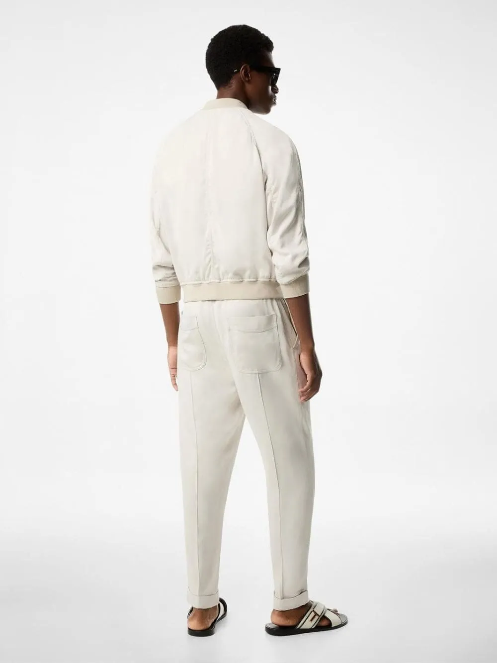 Viscose Cady Bomber Jacket