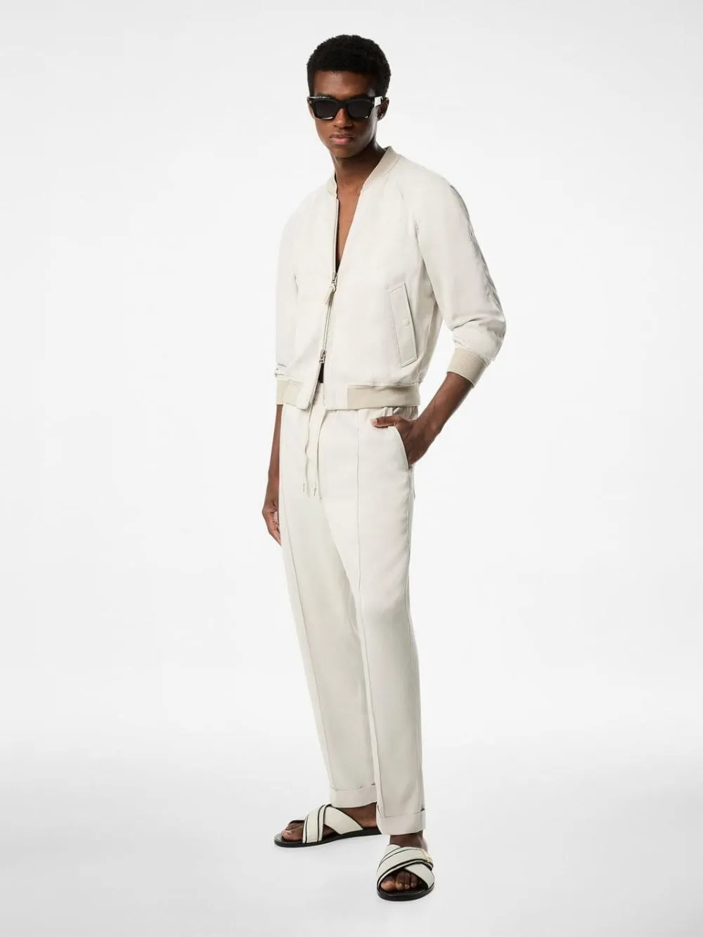 Viscose Cady Bomber Jacket
