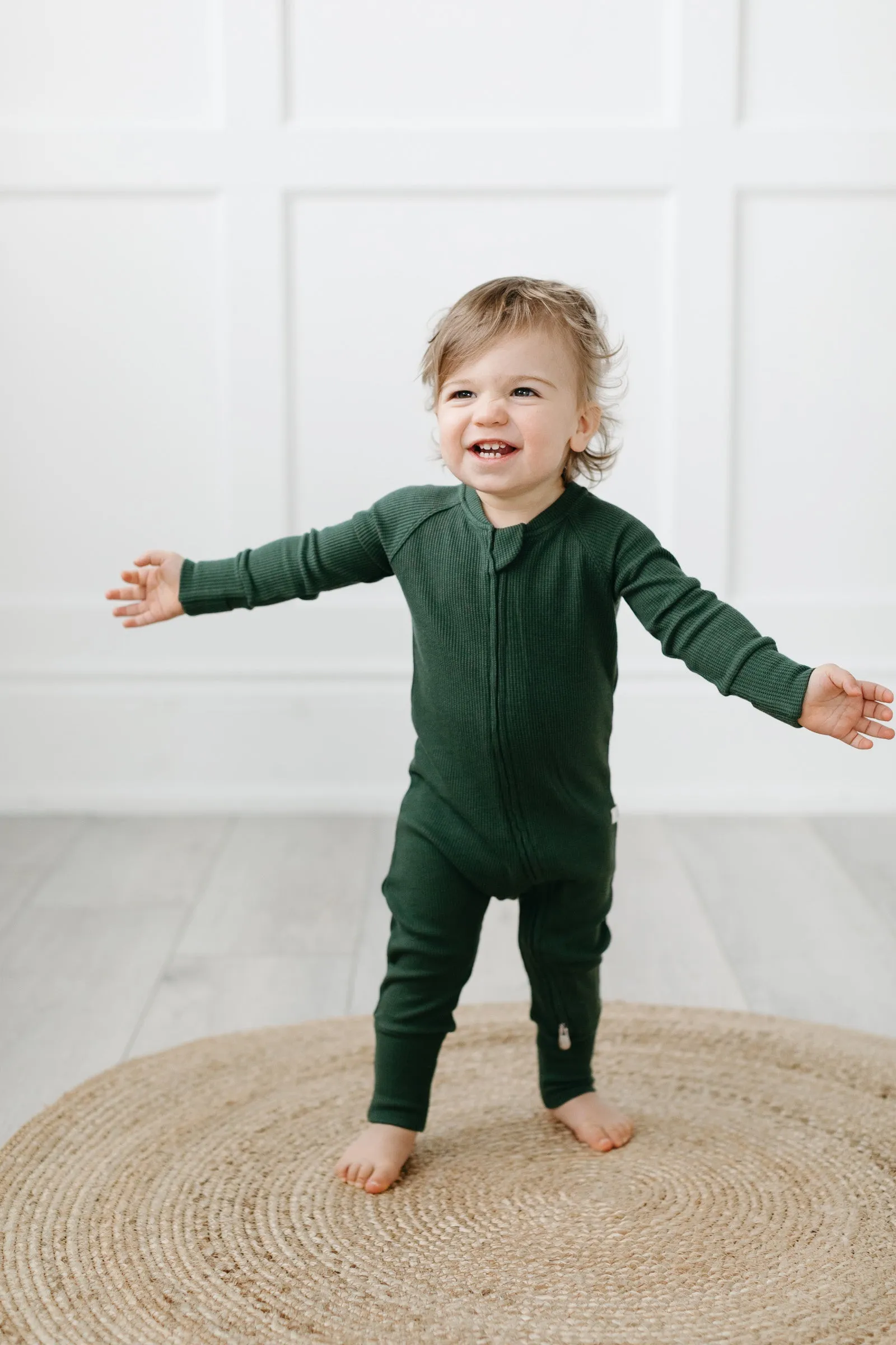 Waffle Sleeper - Spruce Green