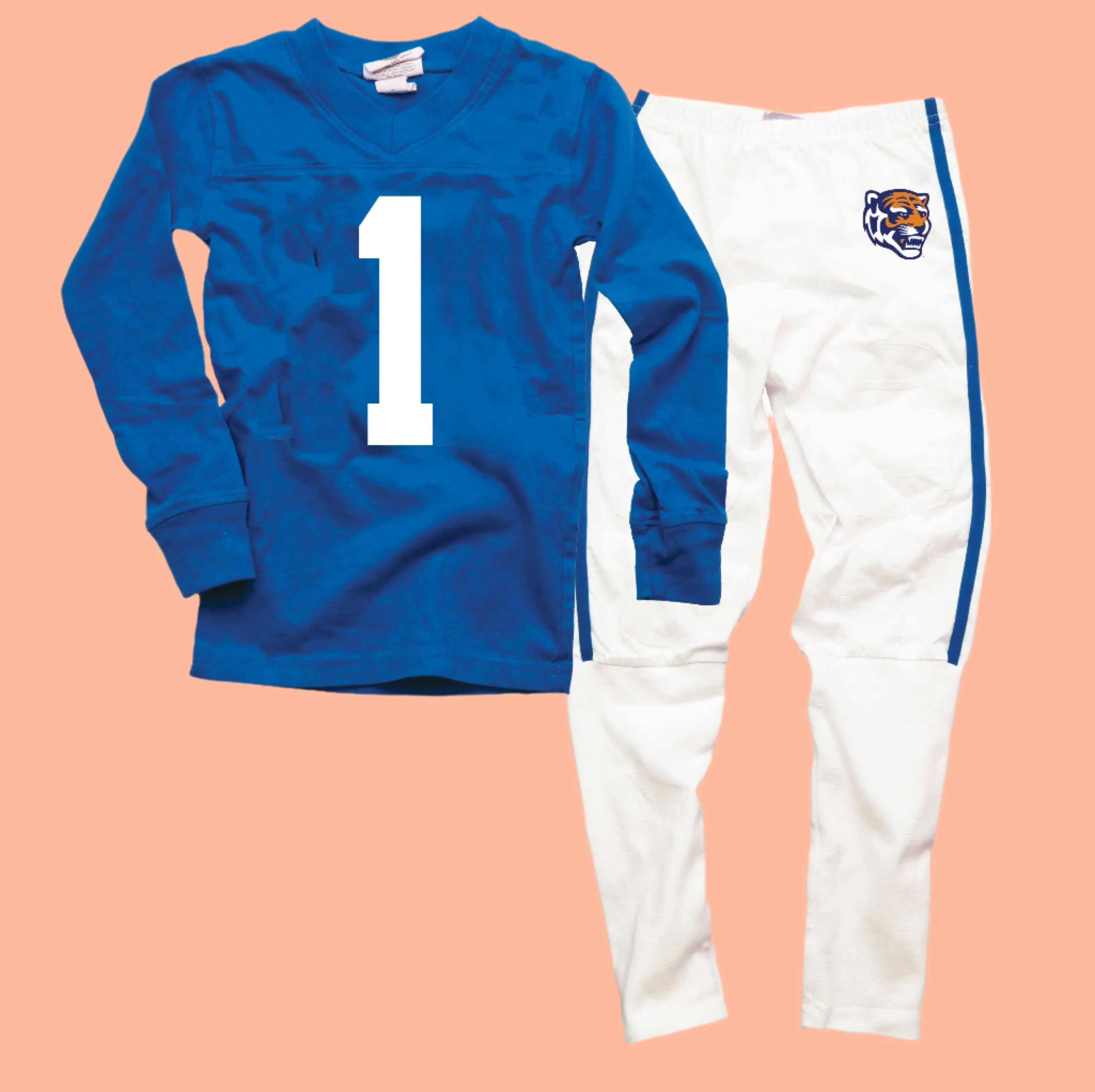 Wes & Willy Memphis Tigers Football Pajama