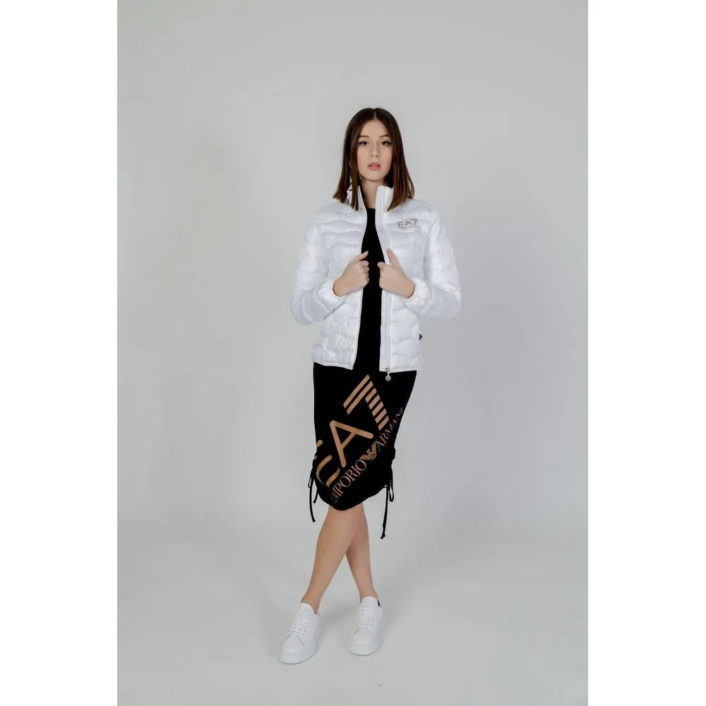 White Polyester Jackets & Coat