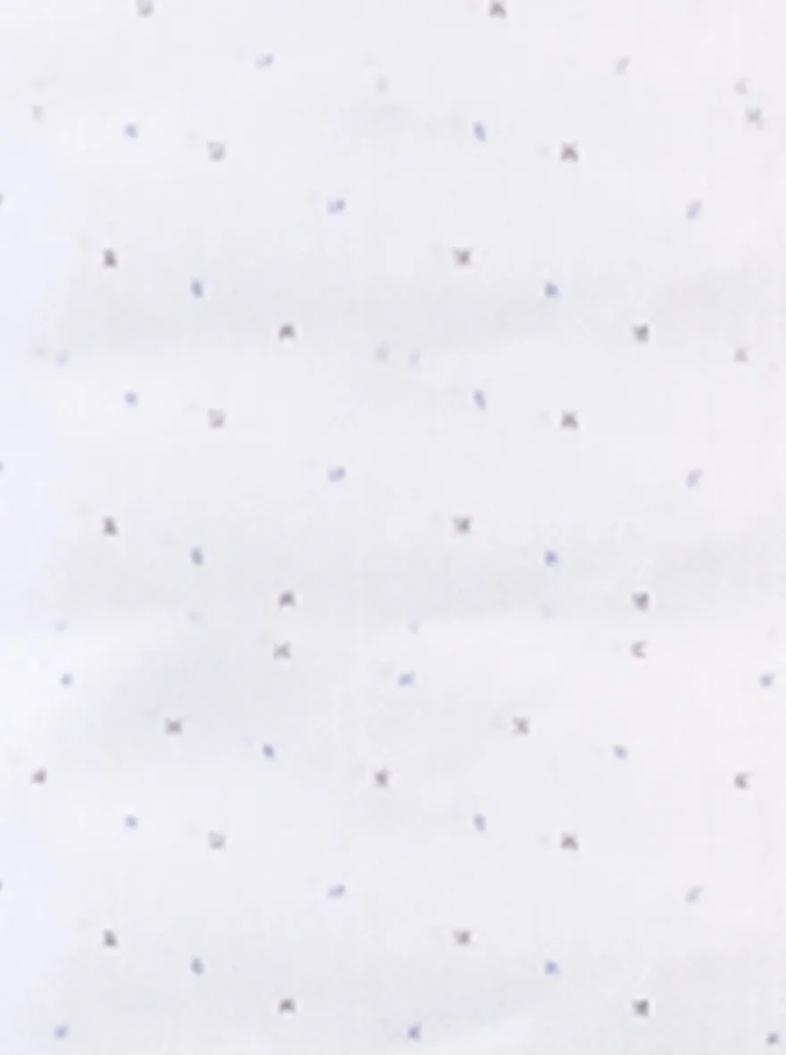 White Printed Slim Fit Formal Shirt | Greenfibre