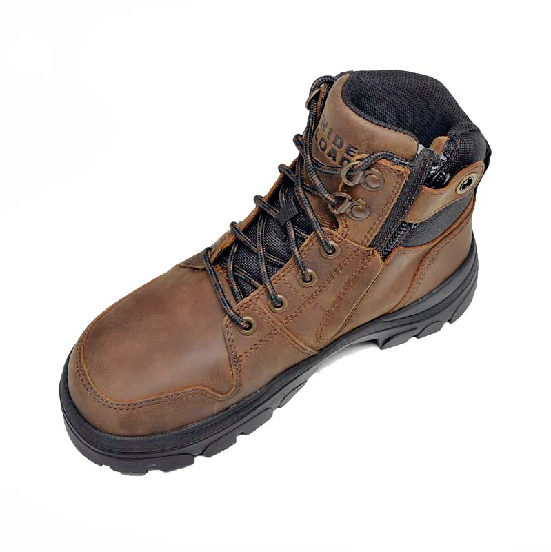 Wide Load 590CZN Casual Crazy 6 Inch Soft Toe Zip Boot