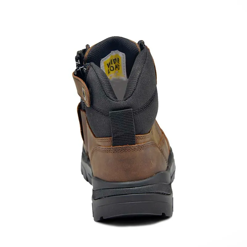 Wide Load 590CZN Casual Crazy 6 Inch Soft Toe Zip Boot