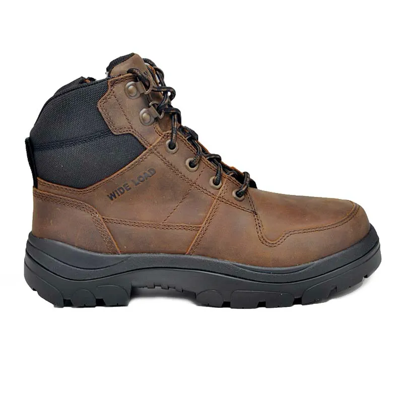 Wide Load 590CZN Casual Crazy 6 Inch Soft Toe Zip Boot