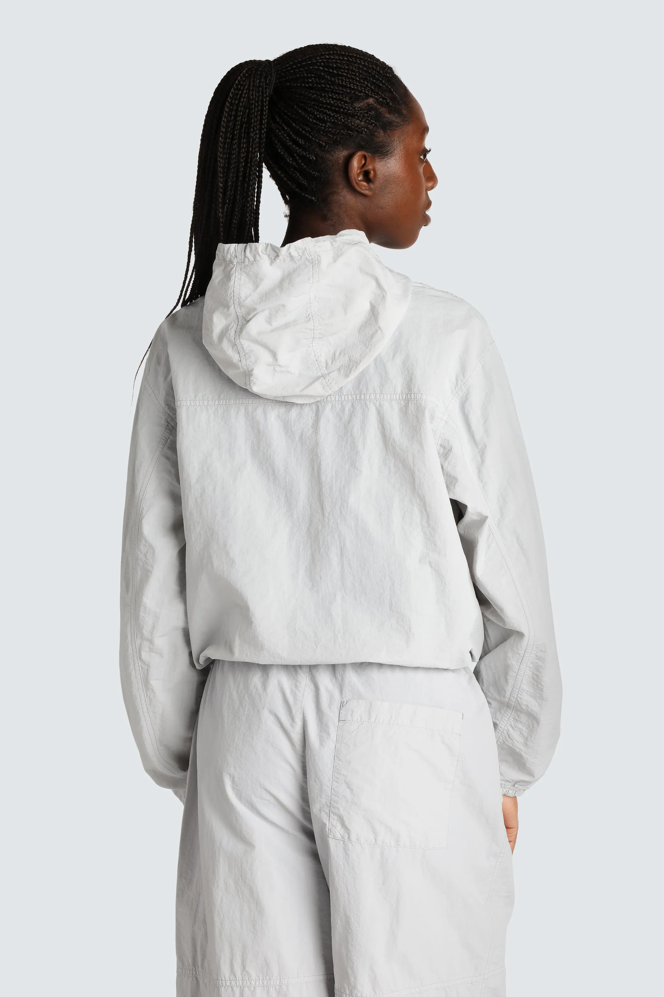 WIND1 CROPPED HOODED JACKET