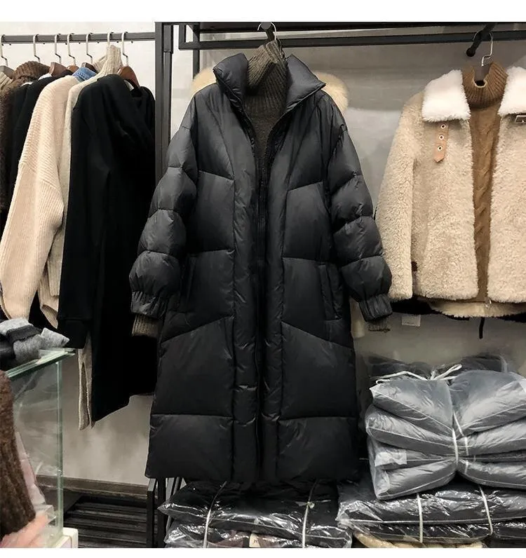Winter Style Windproof Mid Length Cotton Coat Parka